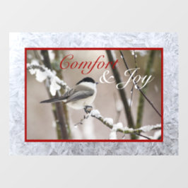 Comfort & Joy Window Cling Raamsticker