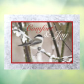 Comfort & Joy Window Cling Raamsticker (Vel 3)