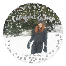 Comfort & Joy Zilveren Kerst Foto