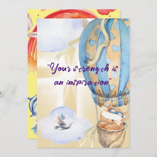 COMFORT-KAART KAART (Voorkant / Achterkant)