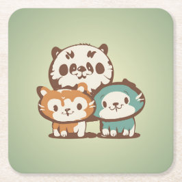 Comfort katten kartonnen onderzetters