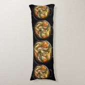 Comfort Kitchen Kip Soep Body Pillow – Knus Lichaamskussen (Voorkant Verticaal)