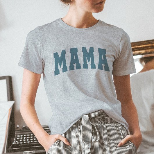 Comfort Kleur MAMA Life Shirten  blauw T-shirt