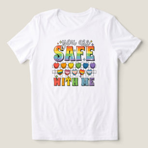 Comfort Kleuren Je Bent Bij Mij Veilig T-shirt, LG Tri-Blend Shirt