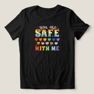 Comfort Kleuren Je Bent Bij Mij Veilig T-shirt, LG Tri-Blend Shirt