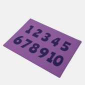 Comfort Kleuren Nummers Deur Mat (Schuin)