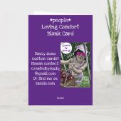 Comfort lege kaart met liefhebbend vermogen (Achterkant)