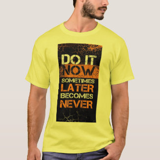 Comfort & Motivatie T-shirt: Blijf gedreven Quote T-shirt