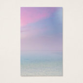 Comfort Ocean Sky Funeral Prayer Card Visitekaartje (Voorkant)