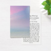 Comfort Ocean Sky Funeral Prayer Card Visitekaartje (Bureau)