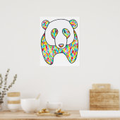 Comfort panda Poster door Megaflora (Keuken)