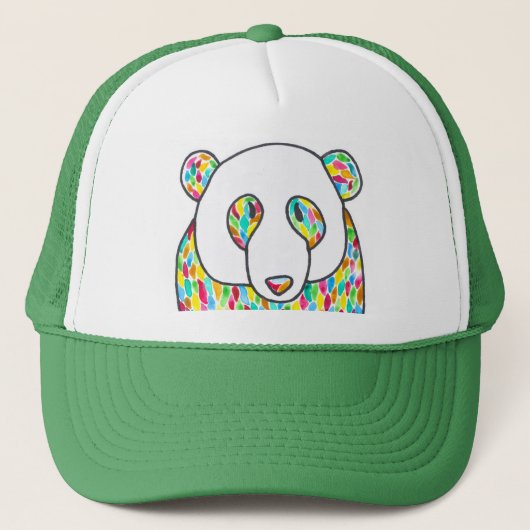 Comfort panda Snapback by Megaflora Trucker Pet (Voorkant)