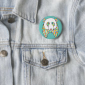 Comfort Panda van Megaflora Design-knop Ronde Button 5,7 Cm (In situ)