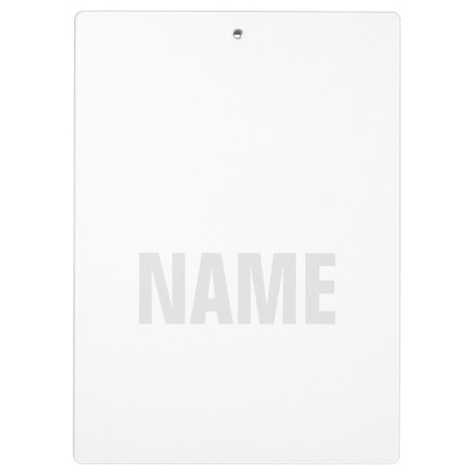 Comfort schoeisel in Hongkong met jouw naam Klembord (Achterkant)