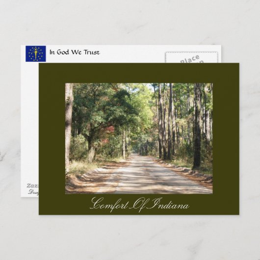 Comfort van Indiana Briefkaart (Voorkant / Achterkant)