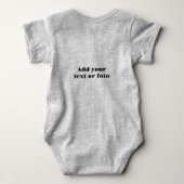 Comfort voor iedereen romper (Achterkant)