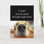 Comfort voor stevige tijdenkoorts kaart (Voorkant)