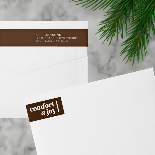 Comfort & Vreugde Kerstmis Minimalistisch Retourad