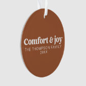 Comfort & Vreugde Moderne Eenvoudige Terracotta Ke Ornament (voorkant)