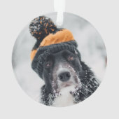 Comfort & Vreugde Moderne Minimalistische Kerstmis Ornament (achterkant)