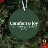 Comfort & Vreugde Moderne Minimalistische Kerstmis Ornament
