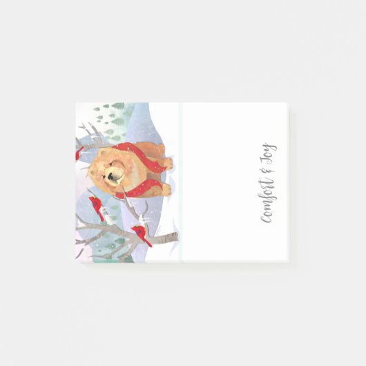 COMFORT & VREUGDE -SOEPELE CHOW noten Post-it® Notes (Voorkant)