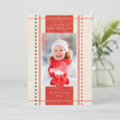 Comfort & vrolijk kerstcadeau kaart (Staand voorkant)