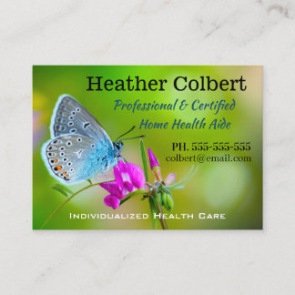 Comfort Wings Caregiver Visitekaartje