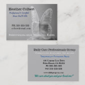 Comfort Wings II Zorgverlener Visitekaartje (Voorkant / Achterkant)