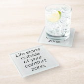 Comfort Zone Glass Onderzetter (Schuin)