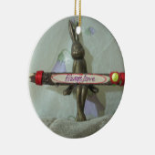 Comfort zone Hakuna Matata Love Gifts for a Keramisch Ornament (Rechts)