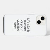 Comfort Zone iPhone Case Hoesje (Achterkant horizontaal)