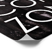 Comfort Zone - Motivatie werkresultaat vrouwen Poster (Hoek)