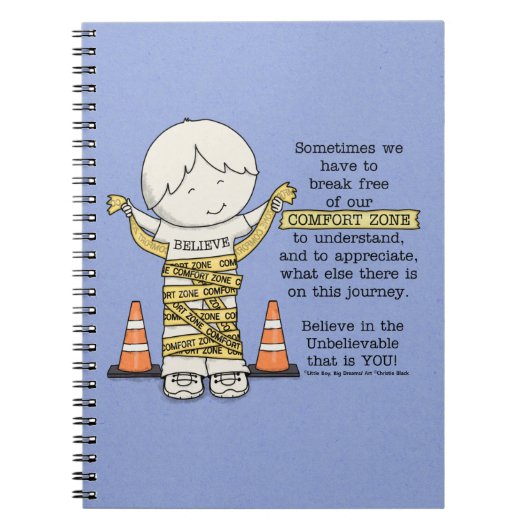 Comfort Zone Notitieboek (Voorkant)