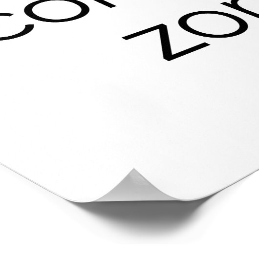 Comfort Zone Poster (Hoek)