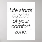 Comfort Zone Poster (Voorkant)