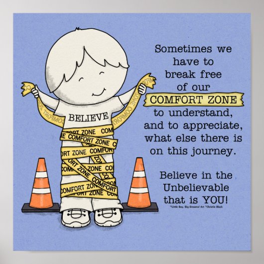 Comfort Zone Poster (Voorkant)