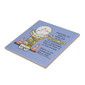 Comfort Zone Tegeltje (Zijkant)