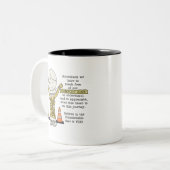 Comfort Zone Tweekleurige Koffiemok (Voorkant links)