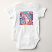 Comfortabel baby outfit romper (Achterkant)