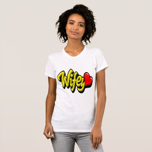 Comfortabel bedrukt T-shirt (Voorkant volledig)