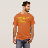 Comfortabel in stilte Luid in eenzaamheid T-shirt (Voorkant volledig)