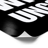 Comfortabel met ongemakkelijk Inspirerend Perfect Poster (Hoek)