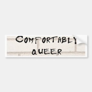 Comfortabel Queer Bumpersticker