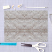 Comfortabel Sweater Print Silver and White Tissuepapier (Craft)