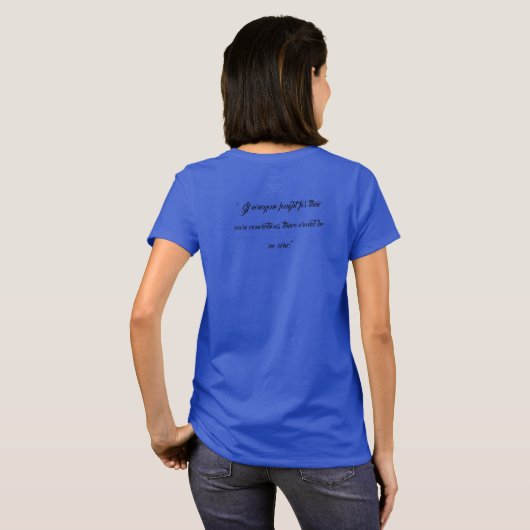 Comfortabel T-shirt (Achterkant volledig)