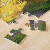 Comfortabele bijbel vers uit Psalm 27:1 Legpuzzel (Zijkant)