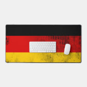 Comfortabele Gaming Desk Mat - Duitse vlag (Keyboard & Muis)