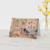 Comfortabele Hoek door Carl Larsson Kaart (Gele Bloem)