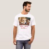 Comfortabele hond t-shirt (Voorkant volledig)